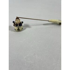 NWOT‎ Home Interiors Snowman Candle Snuffer 9"